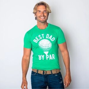 BEST DAD BY PAR GOLF GRAPHIC TEE